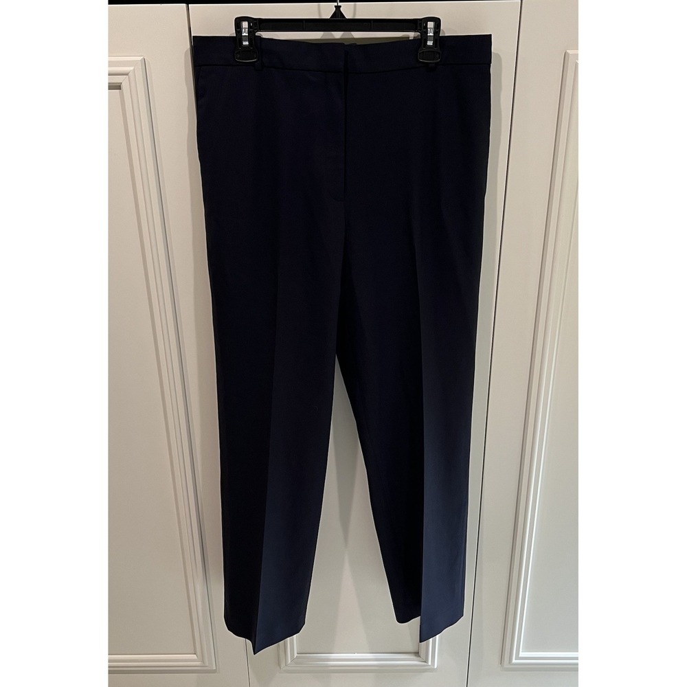 Aritzia Babaton Women's Navy Wool Dress Pants Size‎ 14 Trousers Classic Career